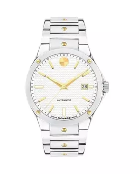 Автоматические часы Movado SE, 41 мм, белый