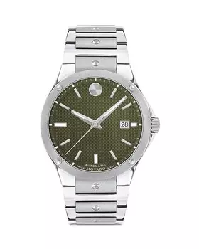 Автоматические часы Movado SE, 41 мм, зеленый