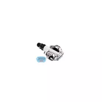 Автоматические педали MTB с шипами Shimano M520 SPD, белый / белый / черный