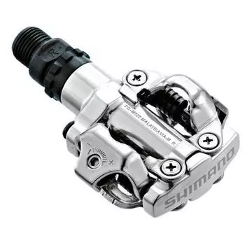 Автоматические педали MTB с шипами Shimano M520 SPD, черный / серебристый / серебристый
