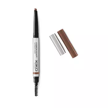 Автоматический карандаш для бровей 04 темно-коричневый Kiko Milano Eyebrow Sculpt, 0,5 гр