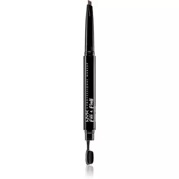 Автоматический карандаш для бровей NYX Professional Makeup Fill & Fluff оттенок 04 — Шоколадный
