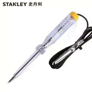 Автомобильная электрическая тестовая ручка Stanley 24 В 145 мм, многофункциональная электрическая отвертка, ручка для обнаружения утечек для электриков