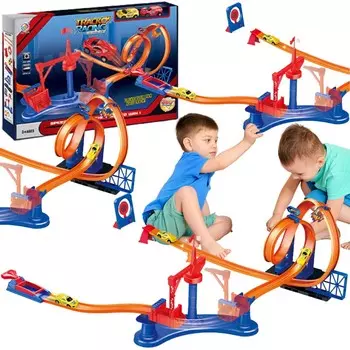 Автомобильная гоночная трасса для детей, петли на 360°, пандусы для кранов, кривые автомобили Import ProNice