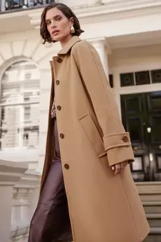 Автомобильное пальто Love & Roses, коричневый