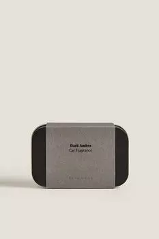 Автомобильный освежитель воздуха dark amber Zara, коричневый/серо-коричневый