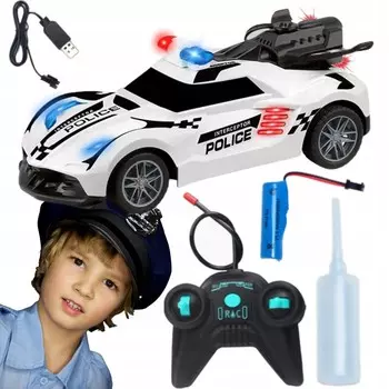 Автомобиль Полиция Дистанционно Управляемый Звук Пар Дым Inna marka