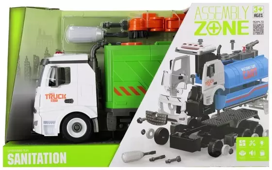 Автомобиль Токарный MEGA CREATIVE Грузовик с аксессуарами 36x22x13