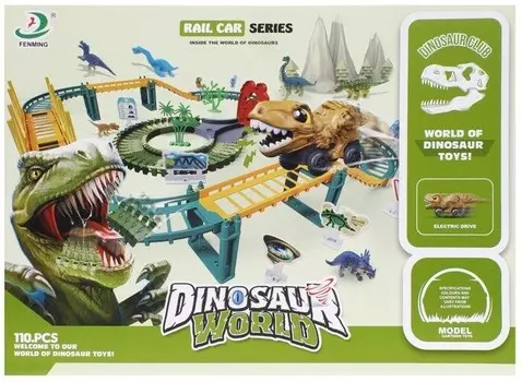 Автотрек С Аксессуарами Мира Динозавров Mega Creative