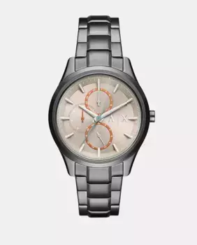 AX1880 Многофункциональные мужские часы из серой стали Armani Exchange, серый