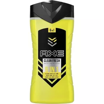 AX You Clean Fresh Гель для душа 6-в-1 Total Action 250 мл Axe