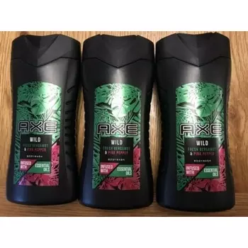Axe Fresh гель для душа 3-в-1 с бергамотом и розовым перцем, 250 мл, Lynx