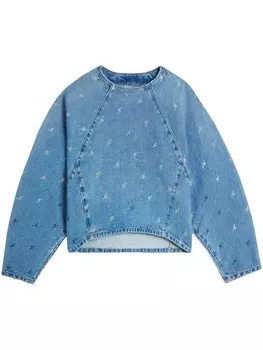 Axel Arigato джинсовый топ Daisy Script A, синий