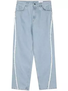 Axel Arigato джинсы Studio Stripe прямого кроя, синий