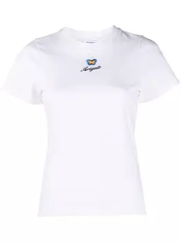 Axel Arigato футболка с вышитым логотипом, белый