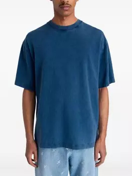Axel Arigato футболка с вышитым логотипом, синий