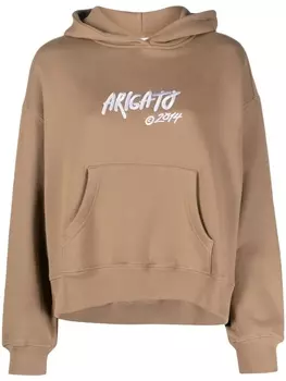 Axel Arigato худи Arigato Tag из органического хлопка, коричневый