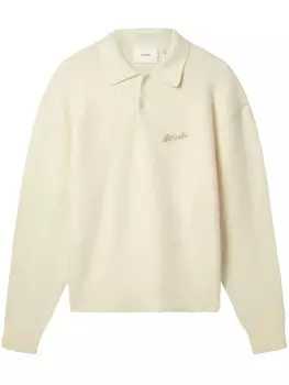 Axel Arigato рубашка поло с вышитым логотипом, нейтральный