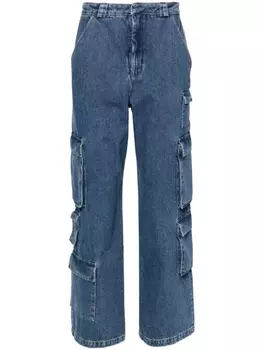 Axel Arigato широкие джинсы карго Roam, синий