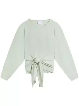 Axel Arigato толстовка Drape с завязками, зеленый