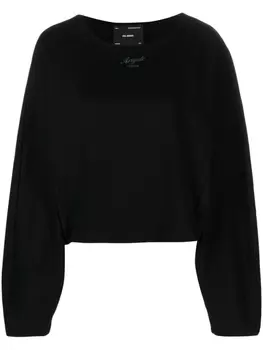 Axel Arigato толстовка из органического хлопка с логотипом, черный