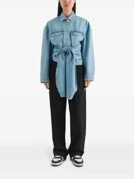 Axel Arigato жакет с поясом, синий