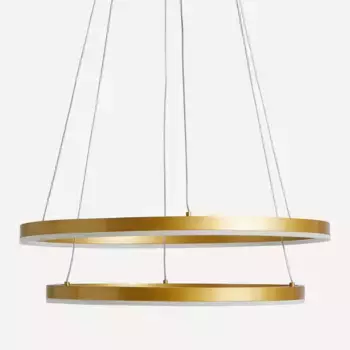 Axel El Corte Ingls светодиодный потолочный светильник с двойным кольцом, золото