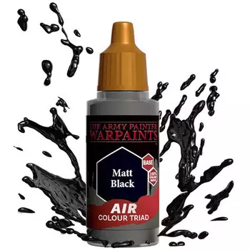 Аксессуары Army Painter Warpaint Air: Matt Black (18ml)