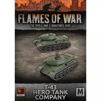Аксессуары Battlefront Miniatures Flames of War WW2: Soviet - T-43 Hero Tank Company