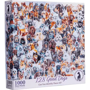 Аксессуары Birdwood Games Dog Park: 1000-Piece Puzzle - 128 Good Dogs