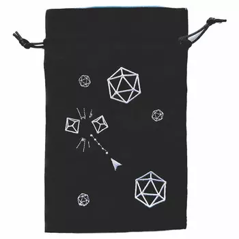 Аксессуары Black Oak Workshop Dice Bag: Asteroid d20