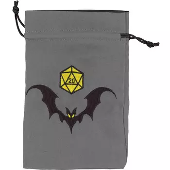 Аксессуары Black Oak Workshop Dice Bag: Bat d20
