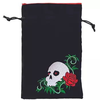 Аксессуары Black Oak Workshop Dice Bag: Skull & Rose