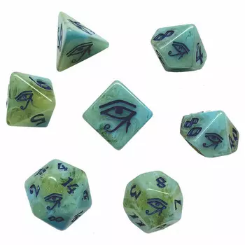 Аксессуары Black Oak Workshop Eye of Horus Dice Set (7)