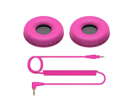 Аксессуары для наушников Pioneer HC-CP08-V DJ — подушечки и шнур (розовый) PROAUDIOSTAR HC-CP08-V DJ Headphone Accessories - Pads and Cord () PROAUDIOSTAR