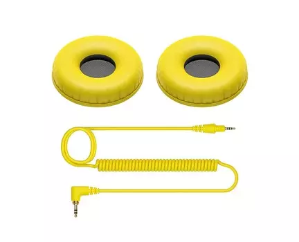 Аксессуары для наушников Pioneer HC-CP08-Y DJ — подушечки и шнур (желтые) PROAUDIOSTAR HC-CP08-Y DJ Headphone Accessories - Pads and Cord () PROAUDIOSTAR