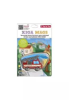 Аксессуары для рюкзака KIGA MAGS, кулон Step by Step, цвет Fire Truck Finn