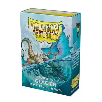Аксессуары Dragon Shield: Glacier - Matte Dual Japanese Size Card Sleeves (60ct)