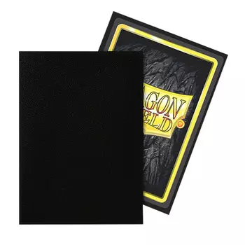 Аксессуары Dragon Shield: Non-Glare Matte Black Card Sleeves V2 (100ct)