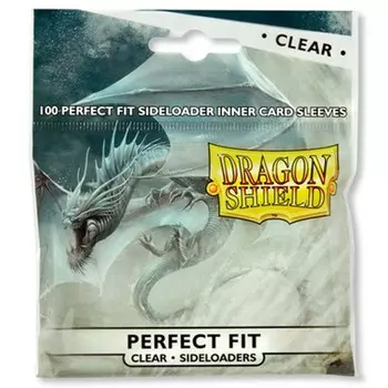 Аксессуары Dragon Shield Perfect Fit Sideloader Inner Card Sleeves - Clear (100ct)