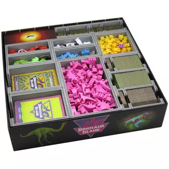 Аксессуары Folded Space Box Insert: Dinosaur Island Core or Totally Liquid Expansion (Standard or X-treme Version)
