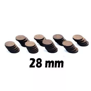 Аксессуары Gale Force 9 GF9 Econo Bases: 28mm Round (40)