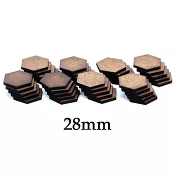 Аксессуары Gale Force 9 GF9 Econo Bases: 28mm Hex (40)