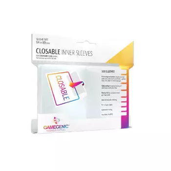 Аксессуары Game Genic Sleeves: Closable Inner Sleeves (100)