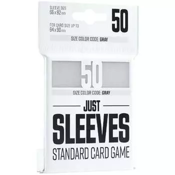Аксессуары Gamegenic Just Sleeves: Standard Size - White (50)