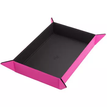 Аксессуары Gamegenic Magnetic Dice Tray: Rectangular Black/Pink