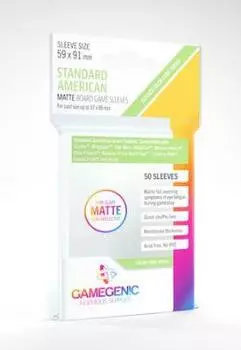Аксессуары Gamegenic MATTE Standard American-Sized Boardgame Sleeves 59 x 91 mm