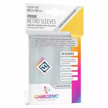 Аксессуары Gamegenic Prime Sleeves: Retro (50)