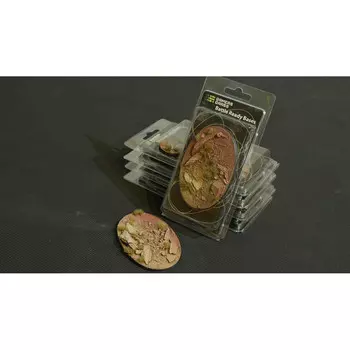 Аксессуары Gamers Grass Battle Ready Bases: Badlands - Oval 105mm (1)