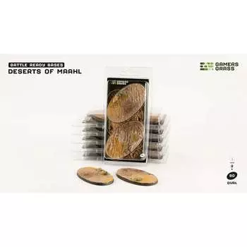 Аксессуары Gamers Grass Battle Ready Bases: Deserts of Maahl - Oval 90mm (2)